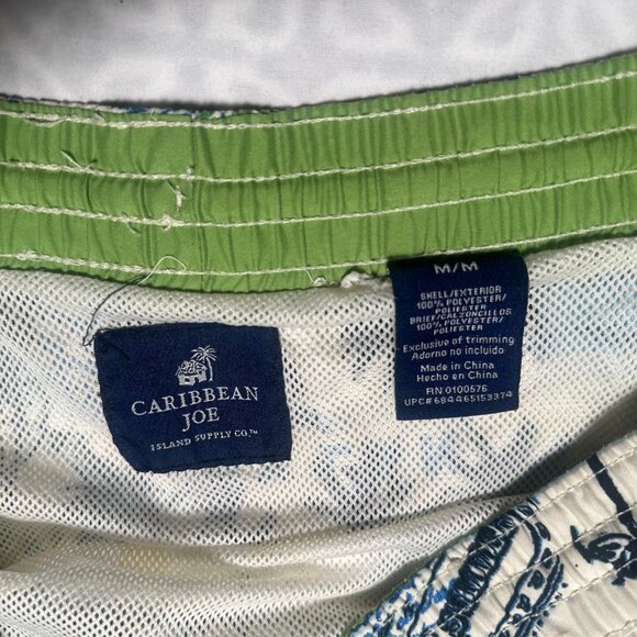 Caribbean Joe "Galapagos Island" Print Swim Trunks Medium - Picture 4 of 7